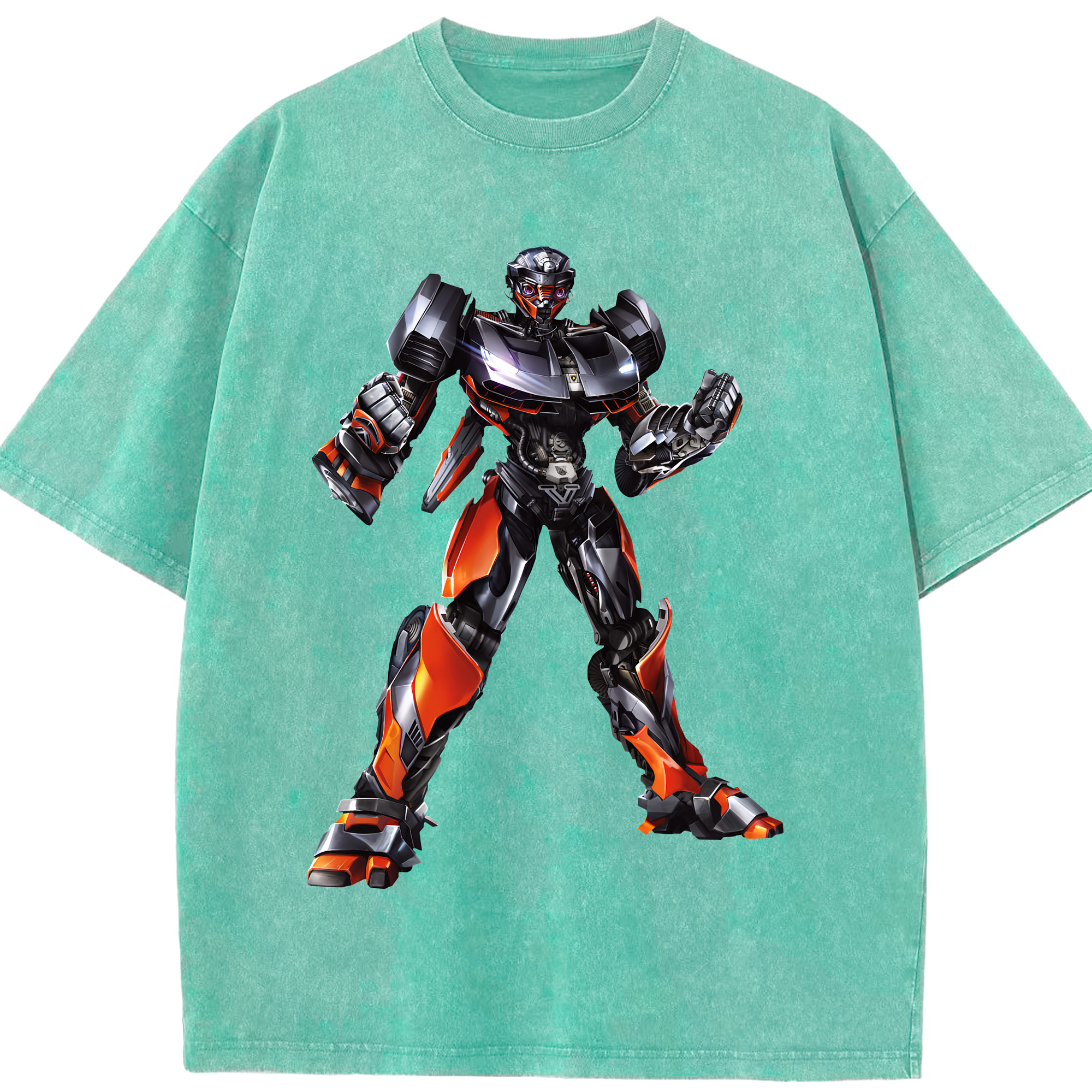 （画像用） Transformers トランスフォーマー 綿100% ヴィンテージ風 半袖Tシャツ（フロントプリント）